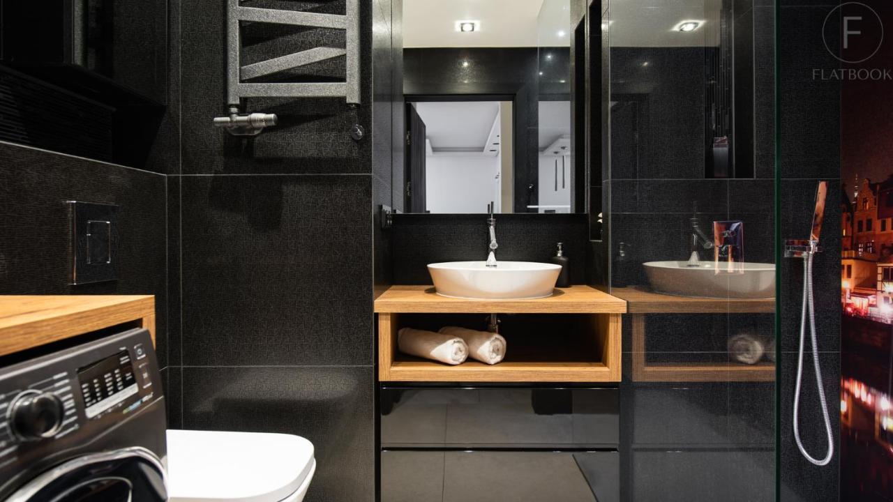 Flatbook Apartments Waterlane Island Spa With Riverview Gdańsk Exteriör bild